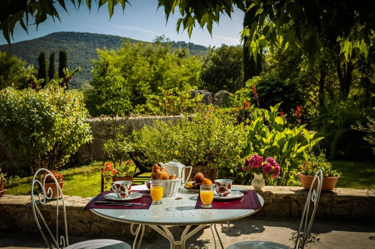 Bed and Breakfast Logis des Magnans -Les terrasses du Coutach - à Sauve Extérieur photo